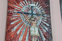 08 Mosaic Of Senor del Milagro Lord Of Miracles On The Outside Wall Of Salta Cathedral